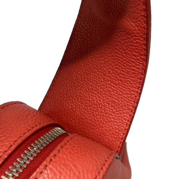 Auth PRADA - 1BC023 Red Leather Shoulder Bag - Picture 8 of 16